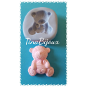 STAMPINO IN SILICONE" BIMBO NEONATO"4,6cm per FIMO GESSO PASTA DI ZUCCHERO