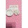 STAMPO SILICONE "CROCE CRESIMA E SIMBOLI"GESSO FIMO BOMBONIERA SEGNAPOSTO5,4x3,6cm