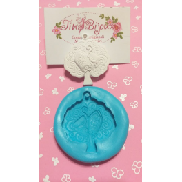 STAMPO SILICONE TARGHETTA 7X7cm"L'AMICIZIA SVUOTA LA MENTE E RIEMPIE IL CUORE" per GESSO REGALO altro.