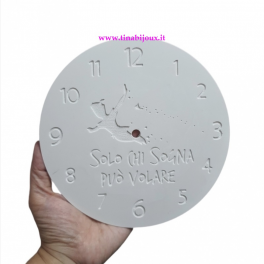 STAMPO SILICONE TARGHETTA 7X7cm"L'AMICIZIA SVUOTA LA MENTE E RIEMPIE IL CUORE" per GESSO REGALO altro.