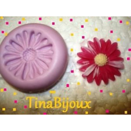 Stampino in silicone per fimo" GIRASOLE MAXI "da 2,8cm