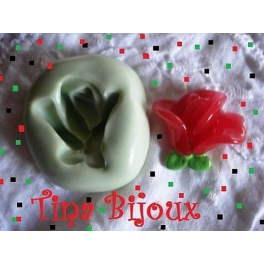 Stampino in silicone per fimo" GIRASOLE MAXI "da 2,8cm