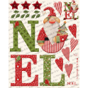 PANNELLO STAMPATO NATALEN P-34 NOEL -50X40-