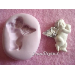 Stampino in silicone per fimo" ANGIOLETTO N.5"