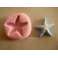 Stampino in silicone per Fimo "STELLA MARINA" 2,7cm 