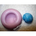 Stampino in silicone per Fimo " "CONCHIGLIA TONDA " 17MM 