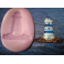 Stampino in silicone per Fimo " "FARO SU ROCCIA " 3,2cm