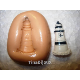 Stampino in silicone per Fimo "IL FARO" circa 2,9cm