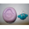 Stampino in silicone per Fimo "PUFFO " 2,3cm