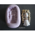 Stampino in silicone per Fimo " "PRINCIPESSA SERENITY" 3,4cm