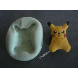 Stampino in silicone per Fimo " "PIKACHU (1)" 2,7cm