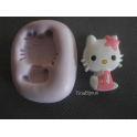 Stampino in silicone per Fimo ""GATTINA KITTY"" 2,5cm