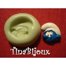 Stampino in silicone per Fimo " PUFFO( CO.2)" 2,5cm