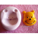 Stampino in silicone per Fimo "WHINNI THE POO" 2,9cm