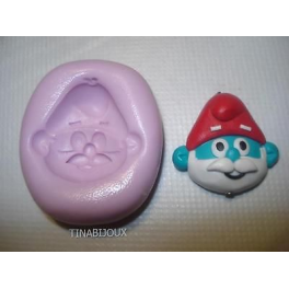 Stampino in silicone per Fimo "GRANDE PUFFO" 2,4cm