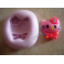 Stampino in silicone per Fimo "HELLO KITTY CON FIORELLINO" da 2cm