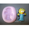 Stampino in silicone per Fimo "MAGGIE SIMPSON" da 2,7cm