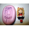 Stampino in silicone per Fimo ""SAILOR MOON (2)" 3,8cm