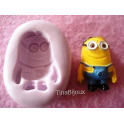 Stampino in silicone per Fimo " MINIONS 2 OCCHI" da 2,6cm