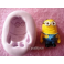 Stampino in silicone per Fimo " MINIONS 2 OCCHI" da 2,6cm