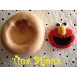 Stampino in silicone per Fimo " ELMO " da 2,5cm