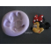 Stampino in silicone per Fimo "MINNIE CON FIOCCO"da 3cm