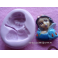 Stampino in silicone per Fimo "PRINCIPESSA BIANCANEVE""da 3,5cm